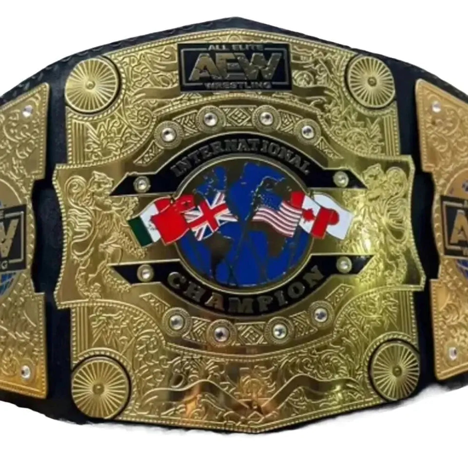 AEW All Atlantic Championship World Wide Wrestling Championship Belt