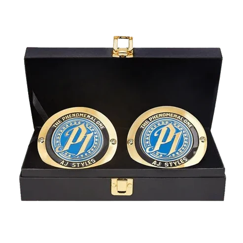 aj styles side plates championship replica box set