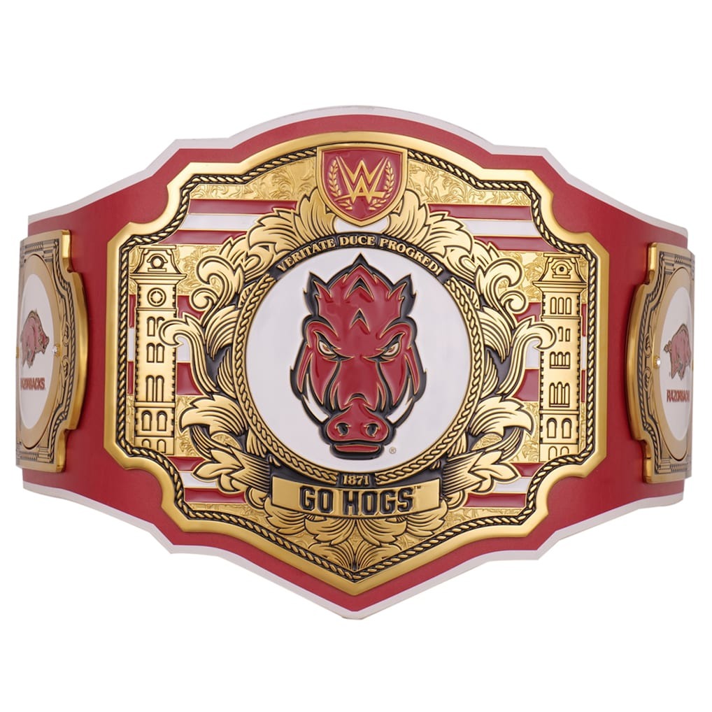 Arkansas Razorbacks WWE Legacy Title Belt Champions Forge