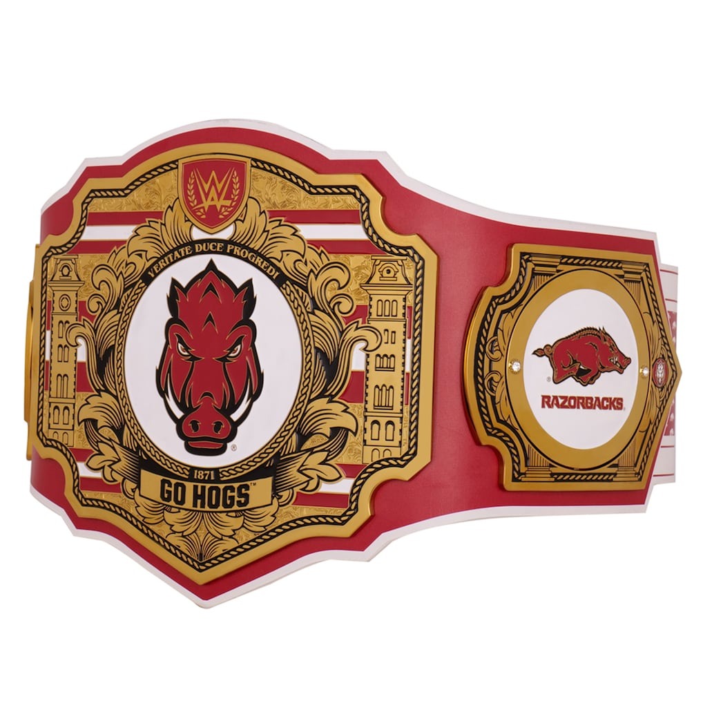 Arkansas Razorbacks WWE Legacy Title Belt Champions Forge