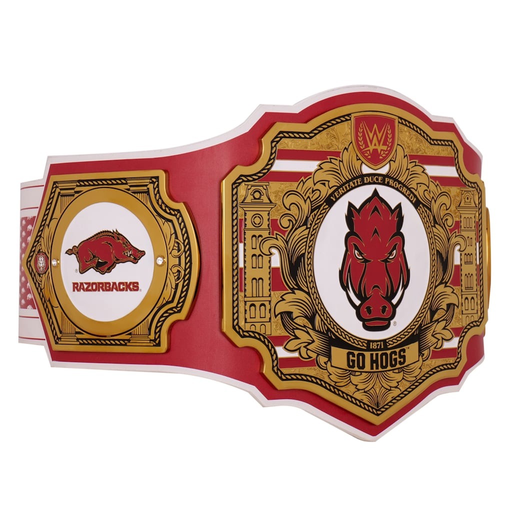Arkansas Razorbacks WWE Legacy Title Belt Champions Forge