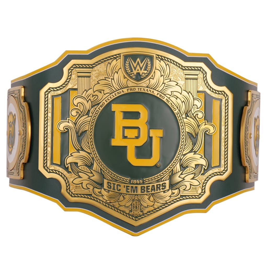 Baylor Bears WWE Legacy Title Belt Champions Forge