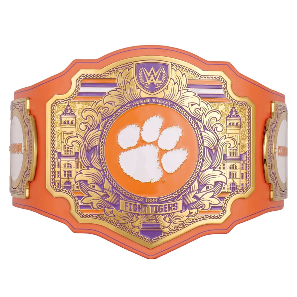 Clemson Tigers WWE Legacy Title Belt Champions Forge