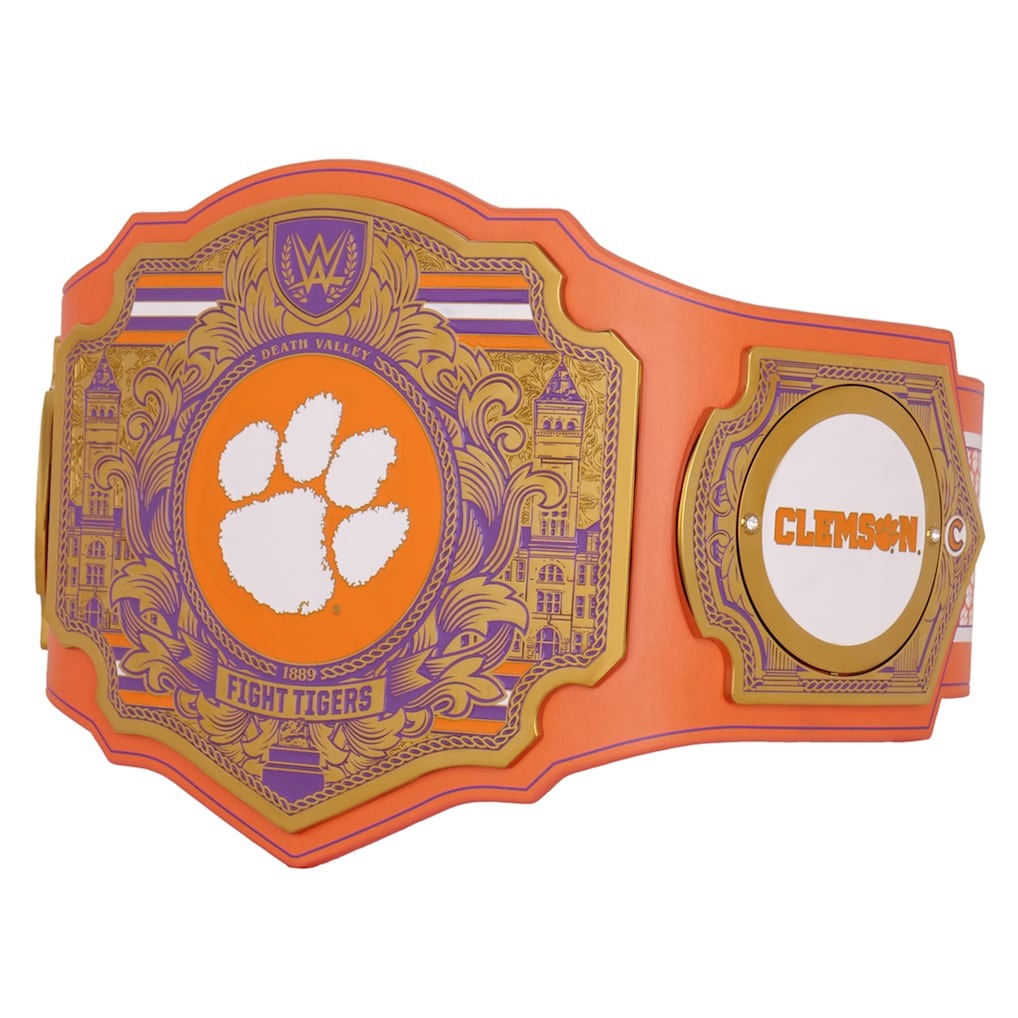 Clemson Tigers WWE Legacy Title Belt Champions Forge
