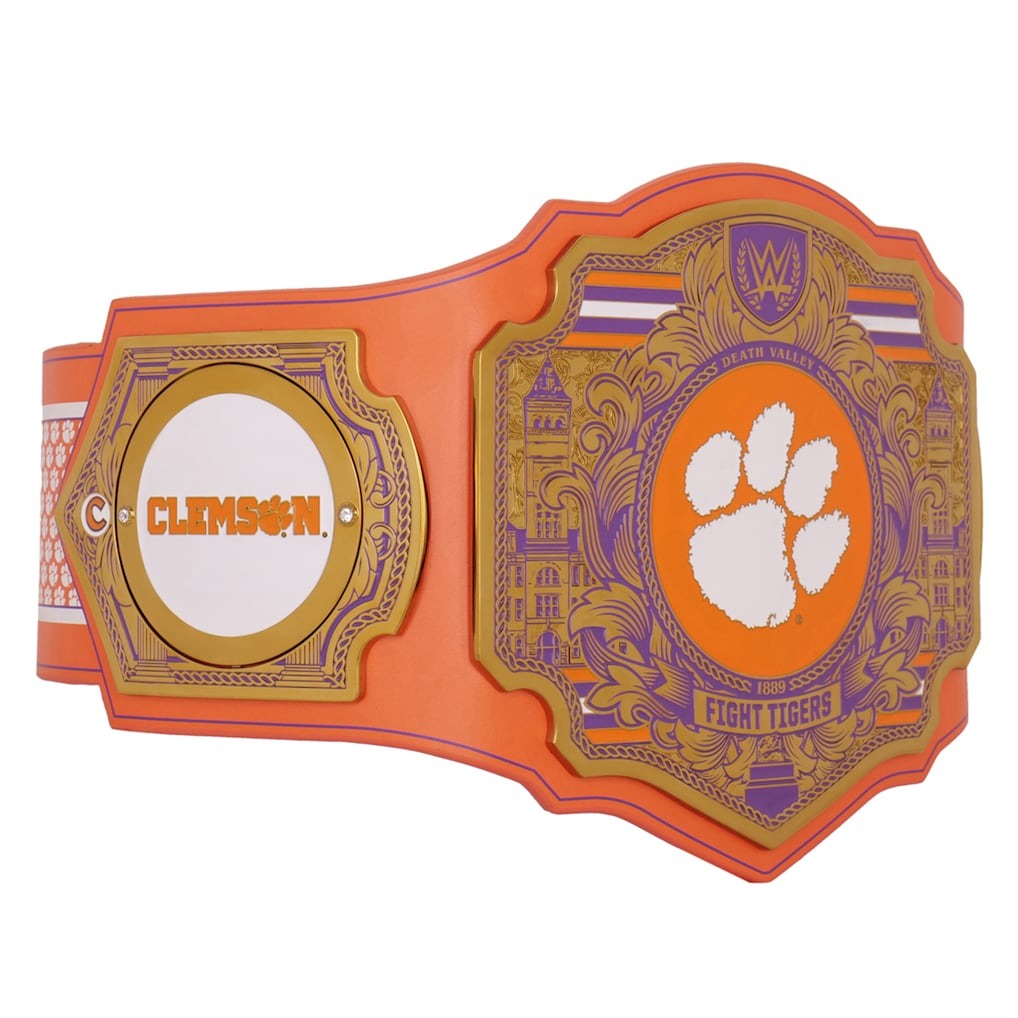 Clemson Tigers WWE Legacy Title Belt Champions Forge