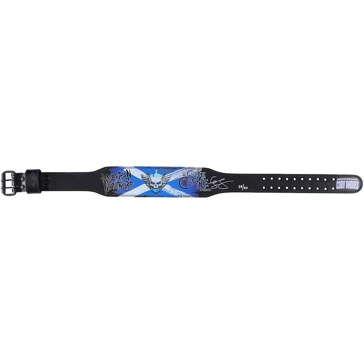Cody Rhodes WWE Autographed 2024 Clash at the Castle Scotland Weight Belt – Limited Edition of 40