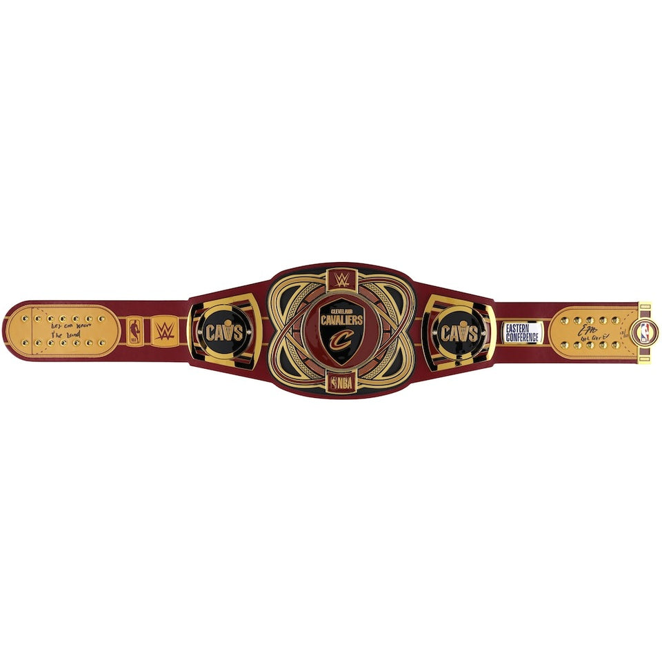 Evan Mobley Cleveland Cavaliers Autographed WWE Legacy Title Belt