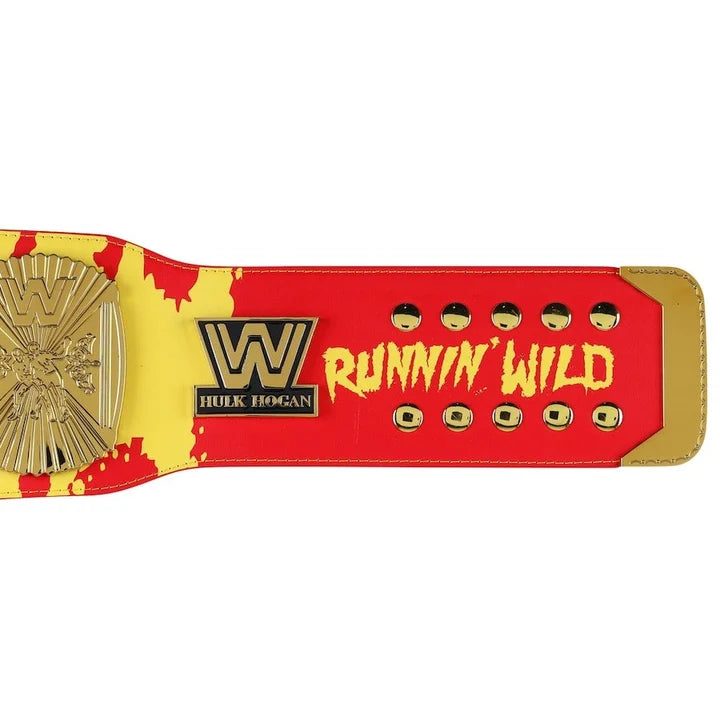 Hulk Hogan WWE Autographed Hogan Signature Series Replica Title Belt