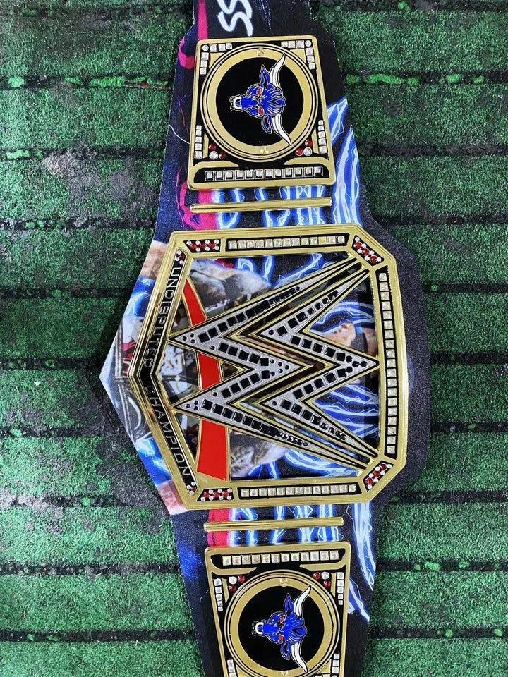 The Rock Custom Undisputed World Wrestling Championship Belt