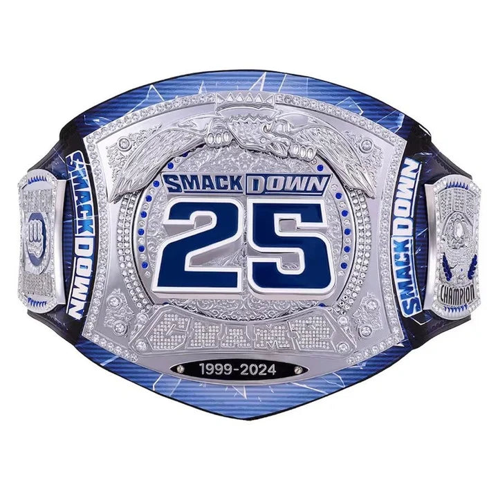 WWE SmackDown 25 Years Special Edition Spinner Replica Title Belt