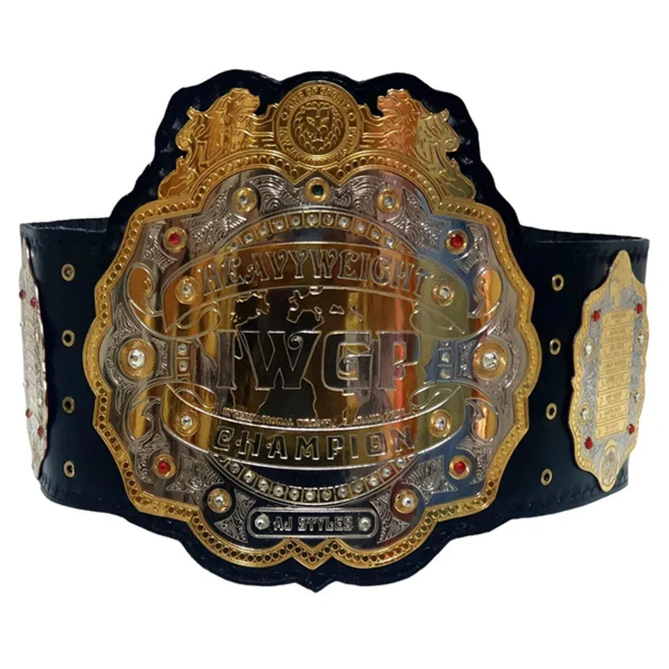 IWGP Heavyweight Championship Replica Belt - Authentic NJPW Design for Wrestling Fans