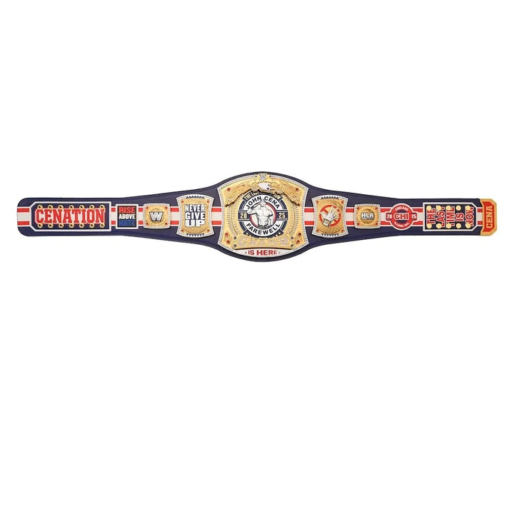 John Cena Farewell Tour 2025 Chicago Spinner Championship Replica Title Belt