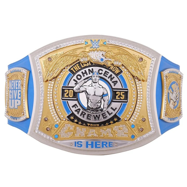 John Cena Farewell Tour 2025 Grand Rapids Spinner Championship Replica Title Belt