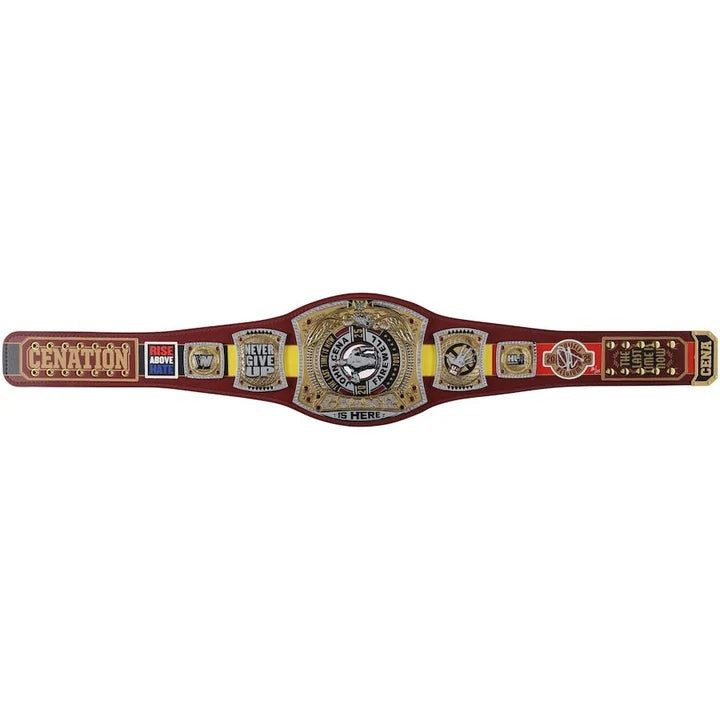 John Cena WWE Autographed 2025 Farewell Tour Brussels Replica Title Belt - Limited Edition of 25