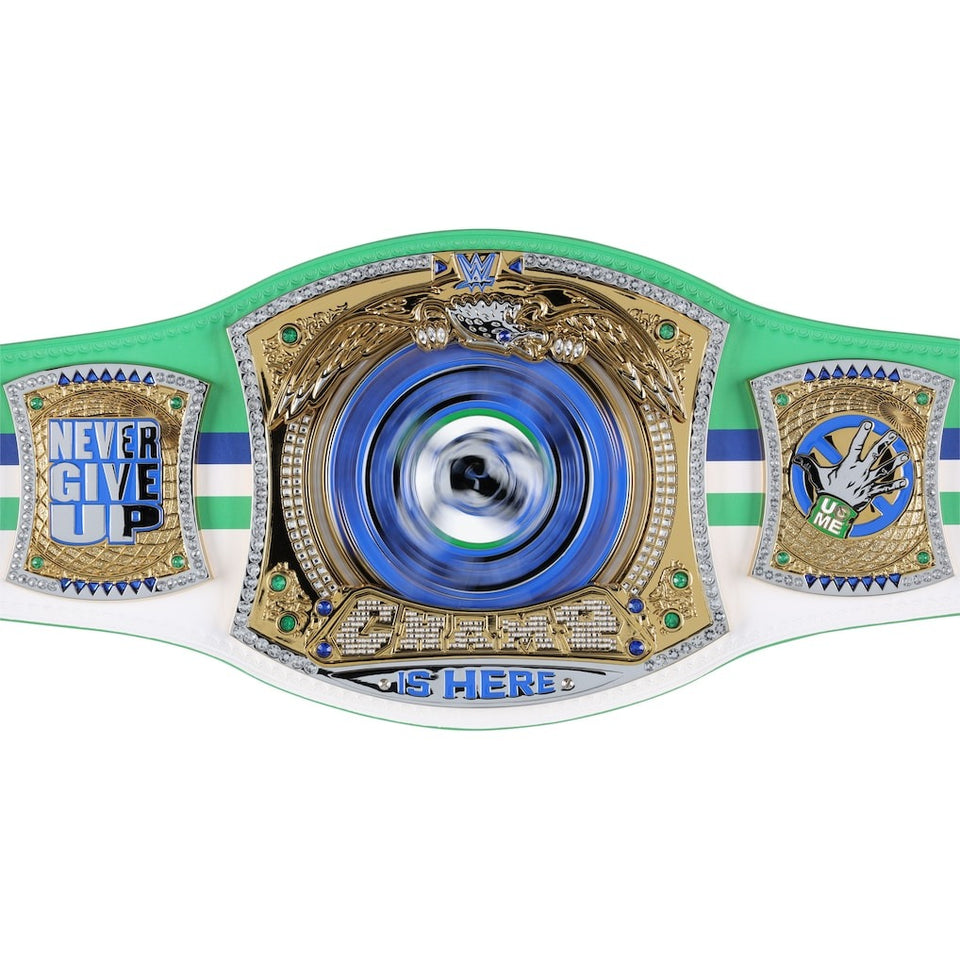 John Cena WWE Autographed Farewell Tour 2025 Dallas Replica Title Belt