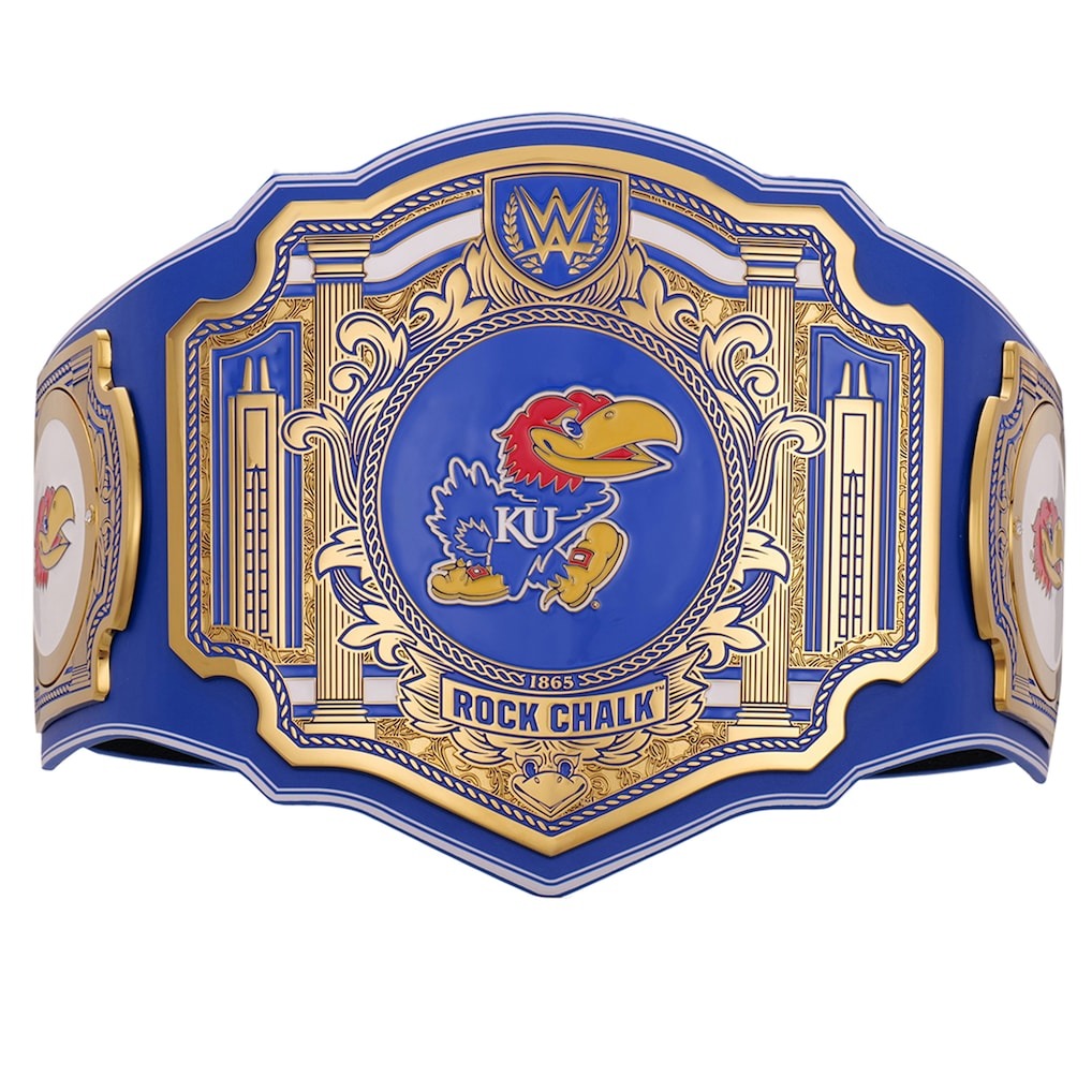 Kansas Jayhawks WWE Legacy Title Belt Champions Forge