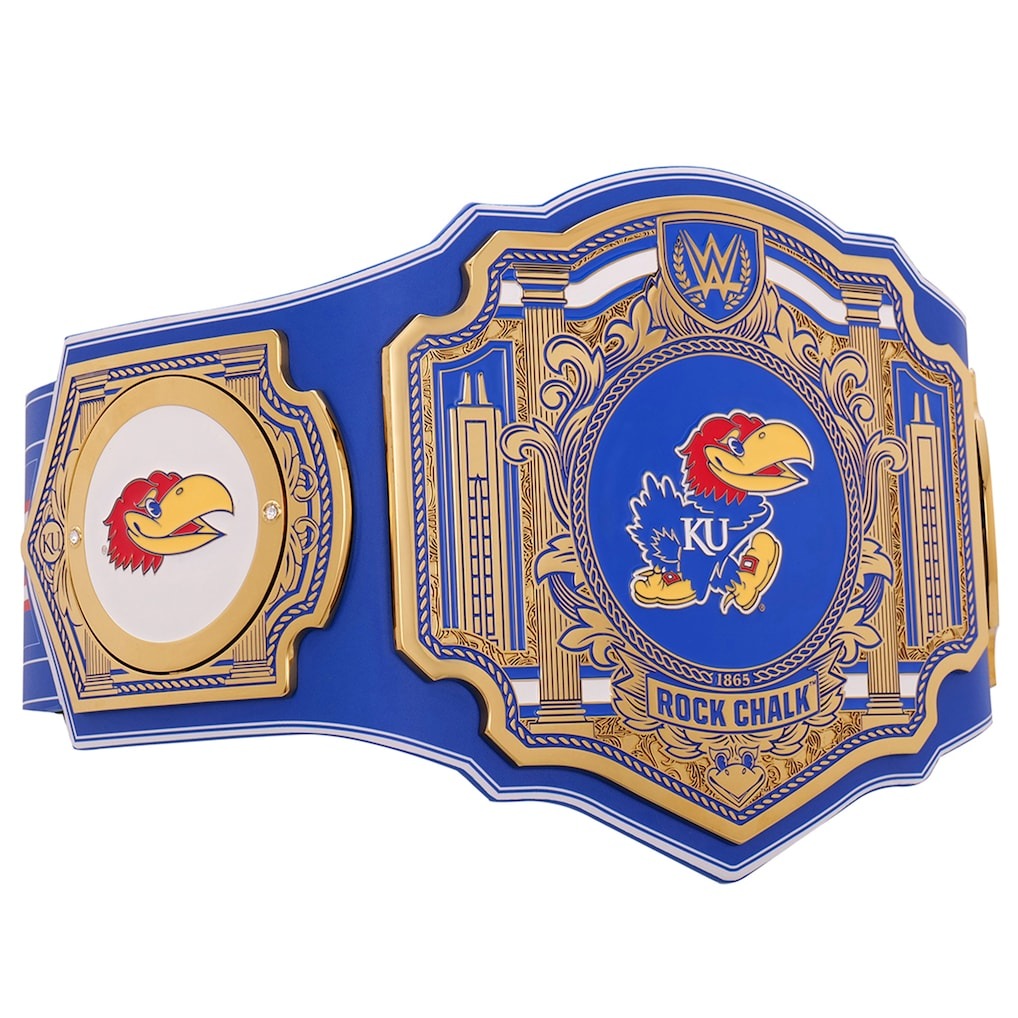 Kansas Jayhawks WWE Legacy Title Belt Champions Forge