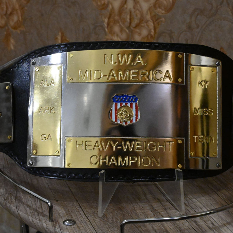 NWA Mid-America Championship Replica Belt by Champions Forge Belt