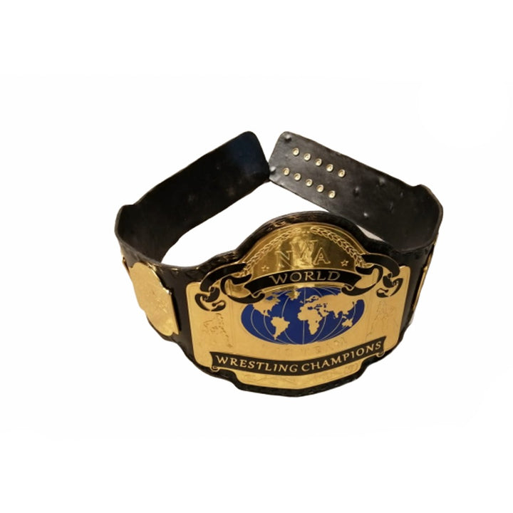 NWA World Tag Team Championship Replica Belt - Gold-Plated Wrestling Memorabilia