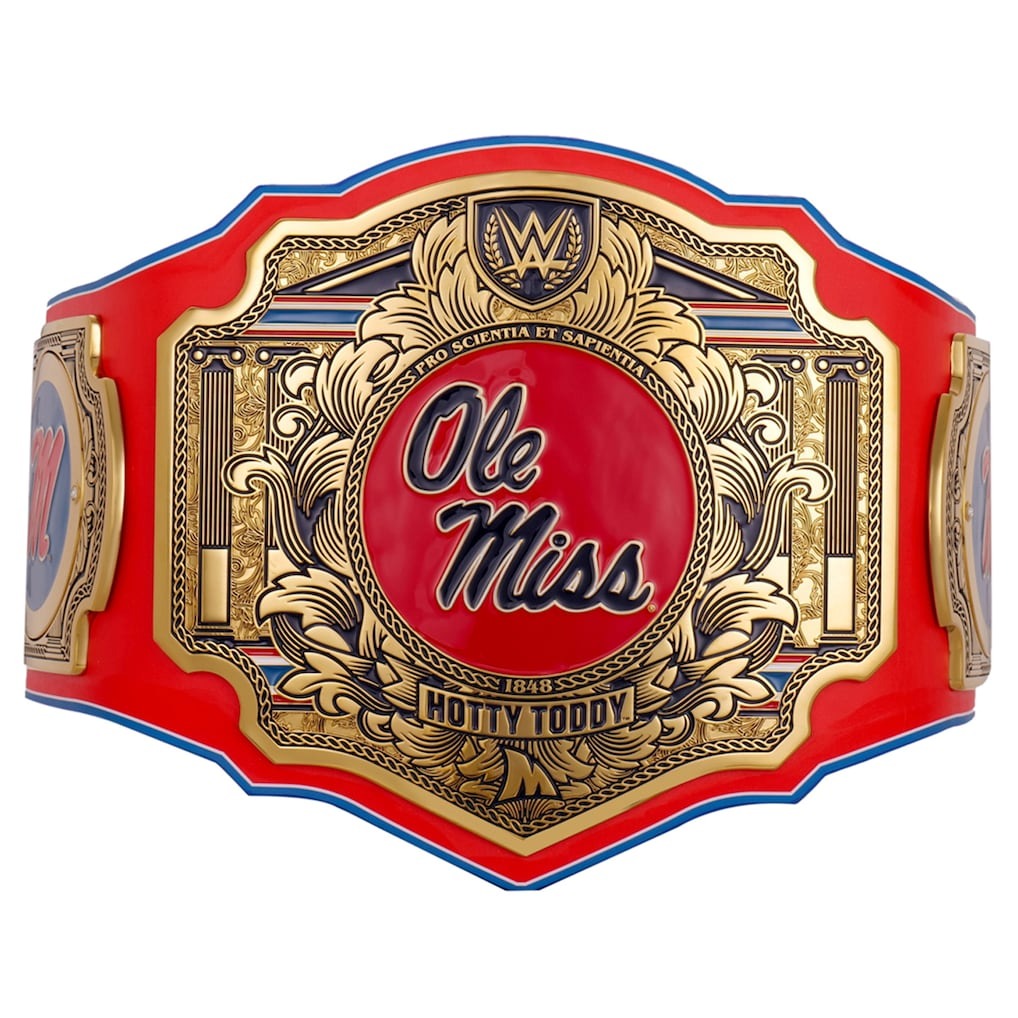 Ole Miss Rebels WWE Legacy Title Belt Champions Forge