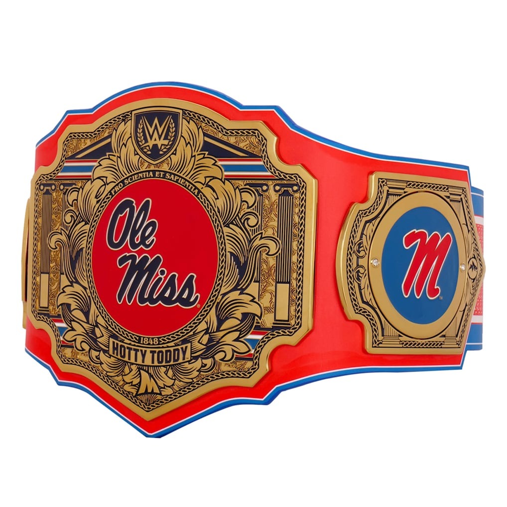 Ole Miss Rebels WWE Legacy Title Belt Champions Forge