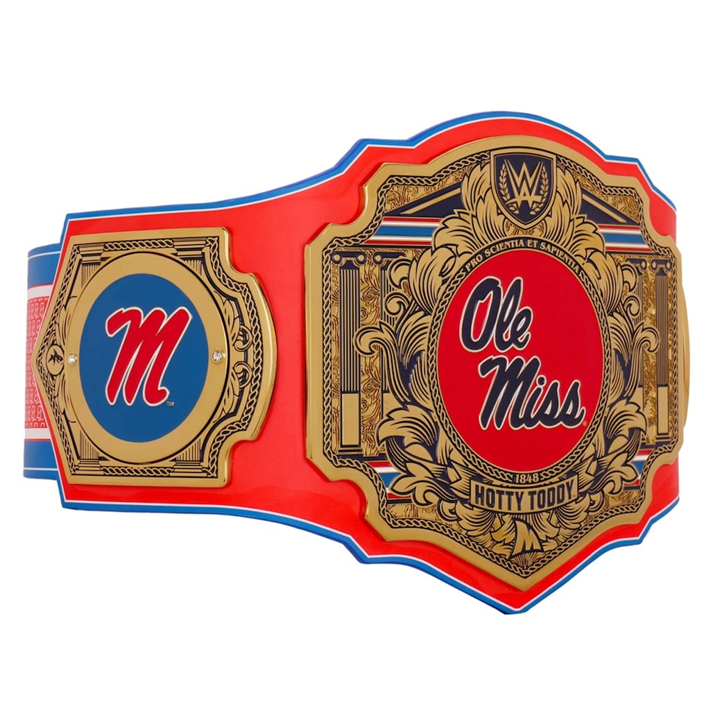Ole Miss Rebels WWE Legacy Title Belt Champions Forge