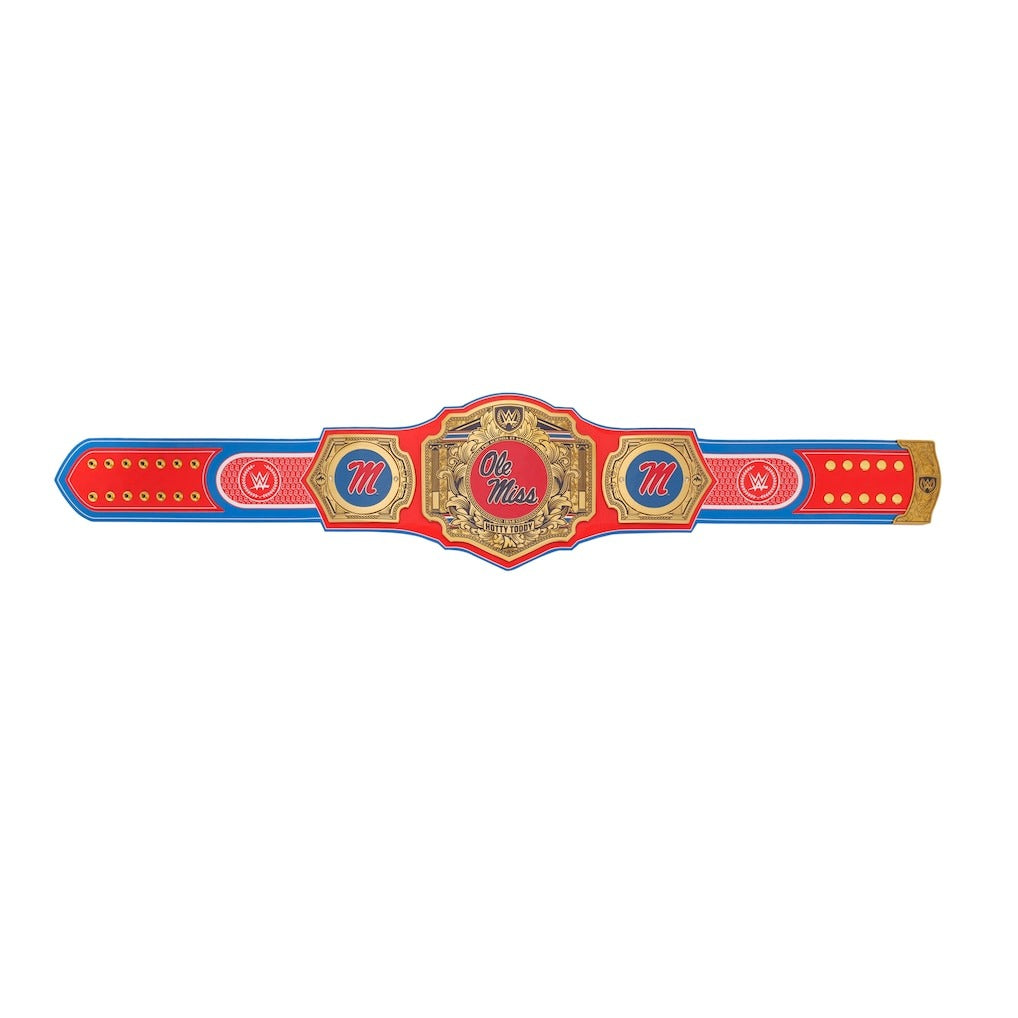 Ole Miss Rebels WWE Legacy Title Belt Champions Forge
