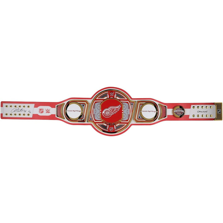 Patrick Kane Detroit Red Wings Autographed WWE Legacy Title Belt