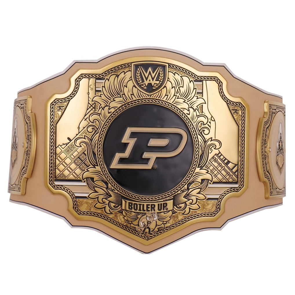 Purdue Boilermakers WWE Legacy Title Belt Champions Forge