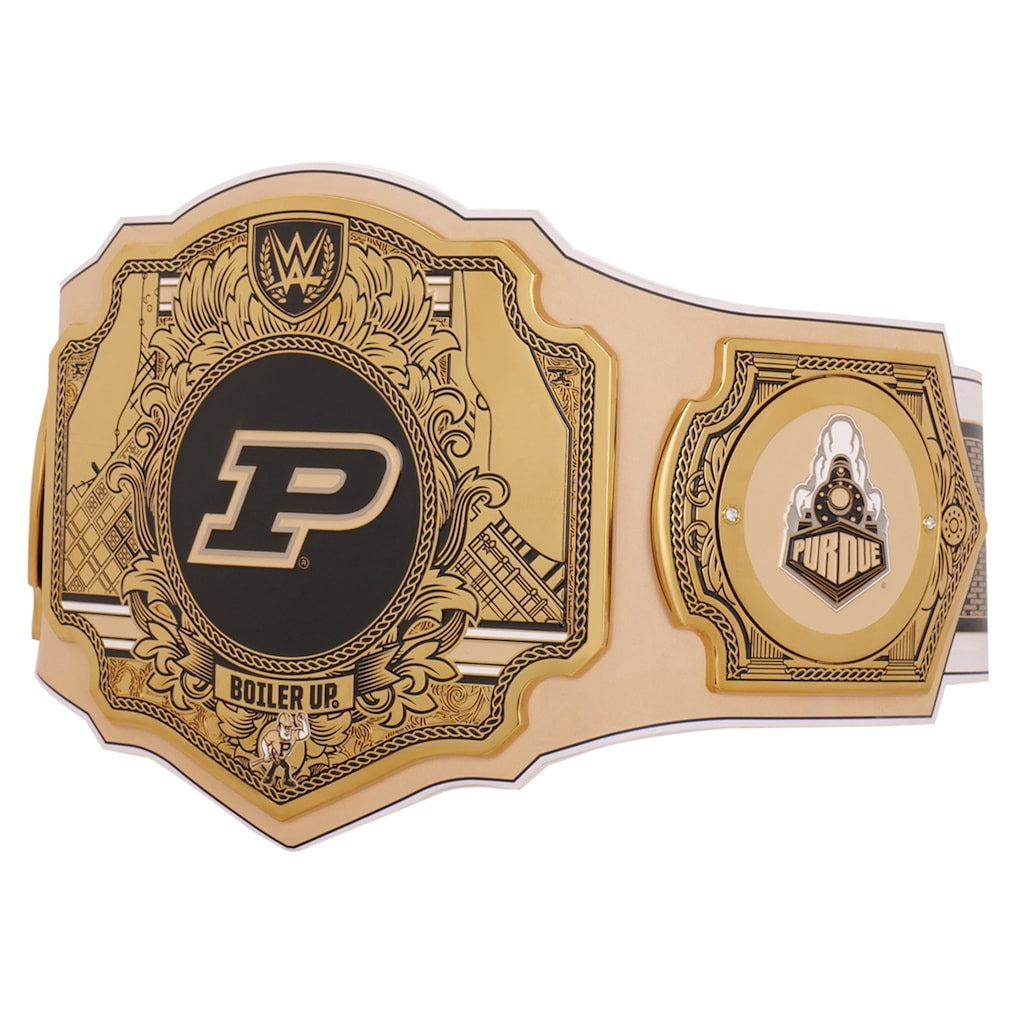 Purdue Boilermakers WWE Legacy Title Belt Champions Forge