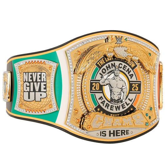 John Cena Farewell 2025 Championship Belt – Black & Orange Tribute Edition