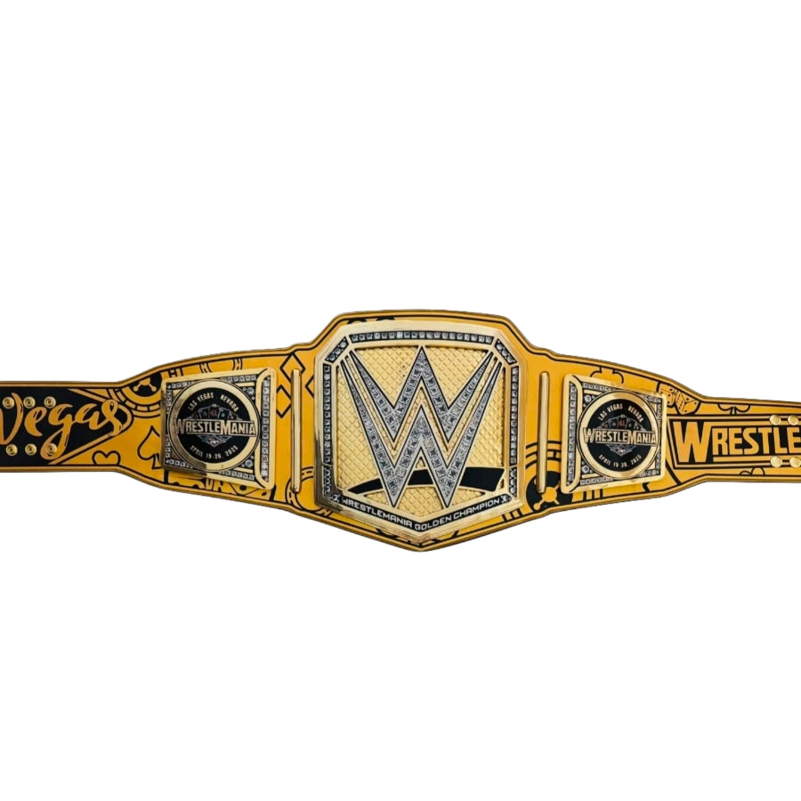 WrestleMania Championship Belt – Golden Heavyweight Title (Grand Event Edition)