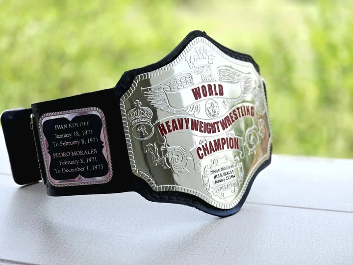 Hogan 84 Championship Belt Nickel Plated...!!!