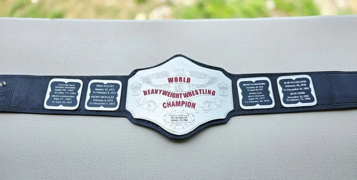 Hogan 84 Championship Belt Nickel Plated...!!!