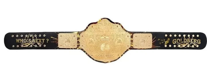 WCW Goldberg Big Gold Signature Series Heavyweight Wrestling Belt Replica