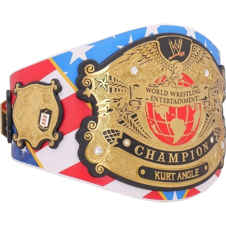 Kurt Angle Signature Series Wrestling Championship Replica Title Belt