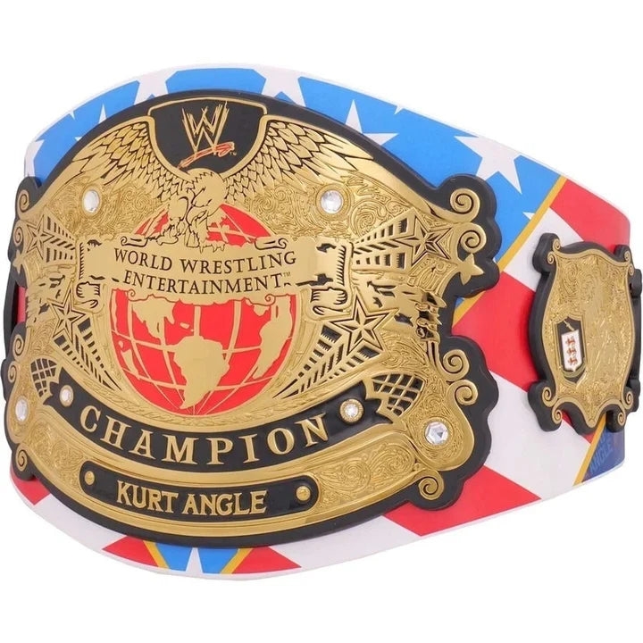 Kurt Angle Signature Series Wrestling Championship Replica Title Belt