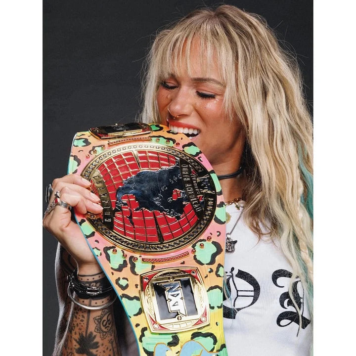 Sol Ruca Autographed NXT Women's North American Championship Replica Title Belt