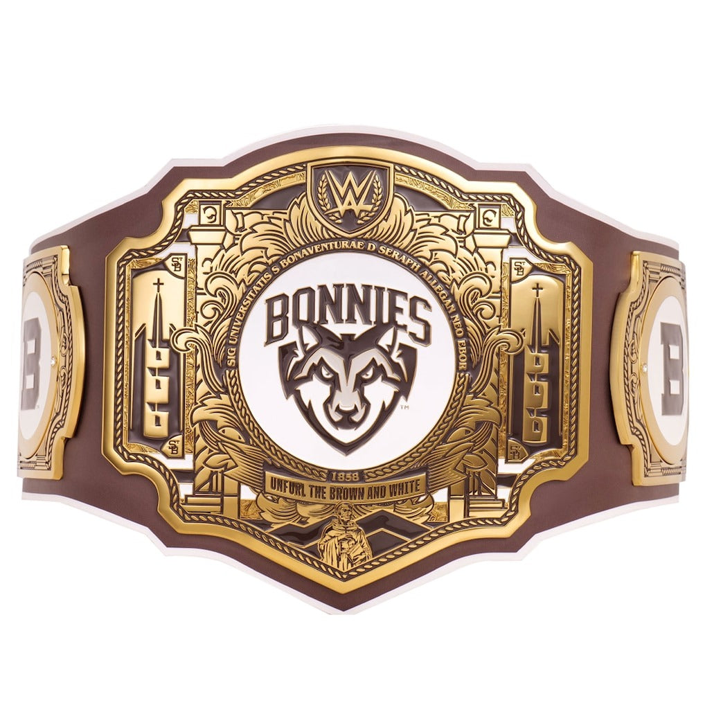 St. Bonaventure Bonnies WWE Legacy Title Belt Champions Forge
