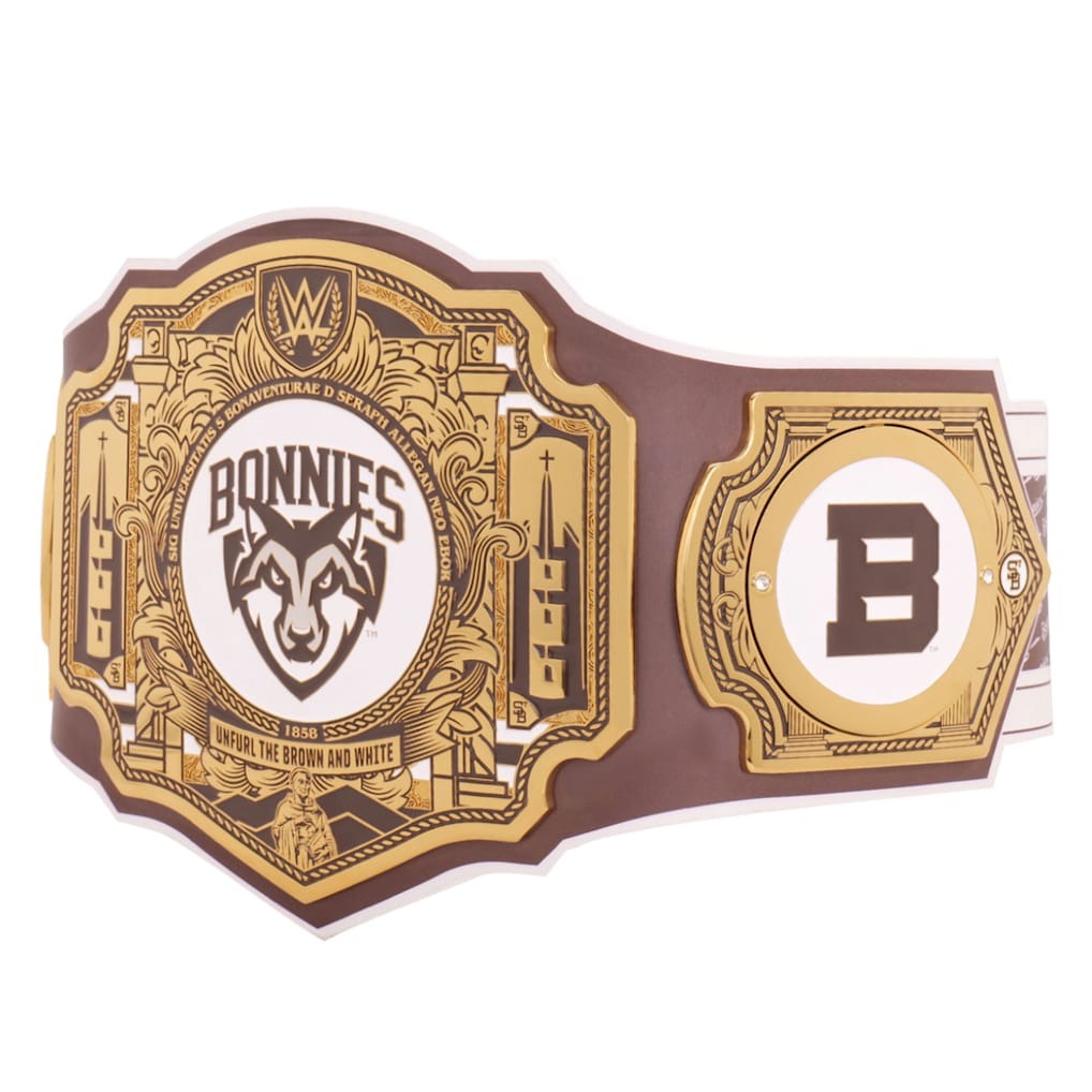 St. Bonaventure Bonnies WWE Legacy Title Belt Champions Forge