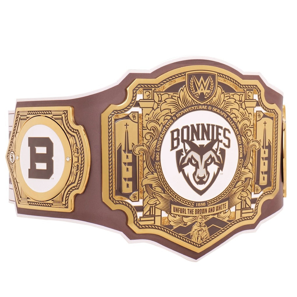St. Bonaventure Bonnies WWE Legacy Title Belt Champions Forge