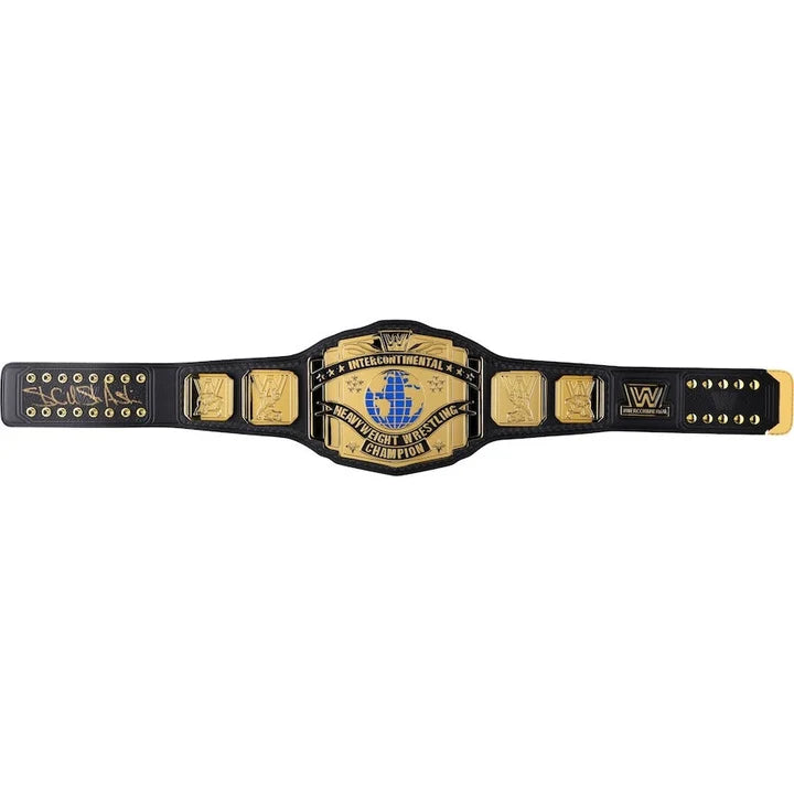 Stone Cold Steve Austin WWE Autographed Intercontinental Championship Replica Title Belt