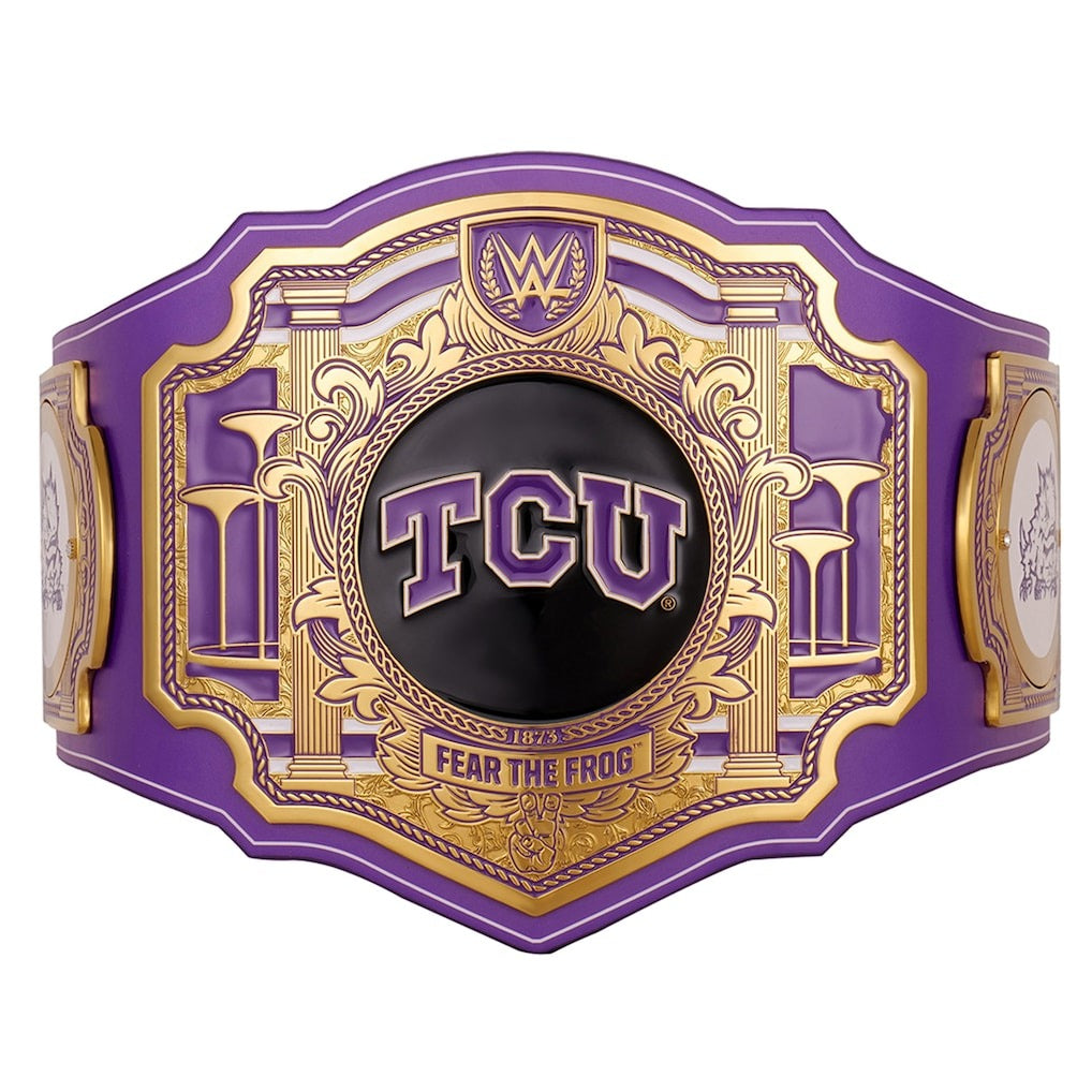 TCU Horned Frogs WWE Legacy Title Belt Champions Forge