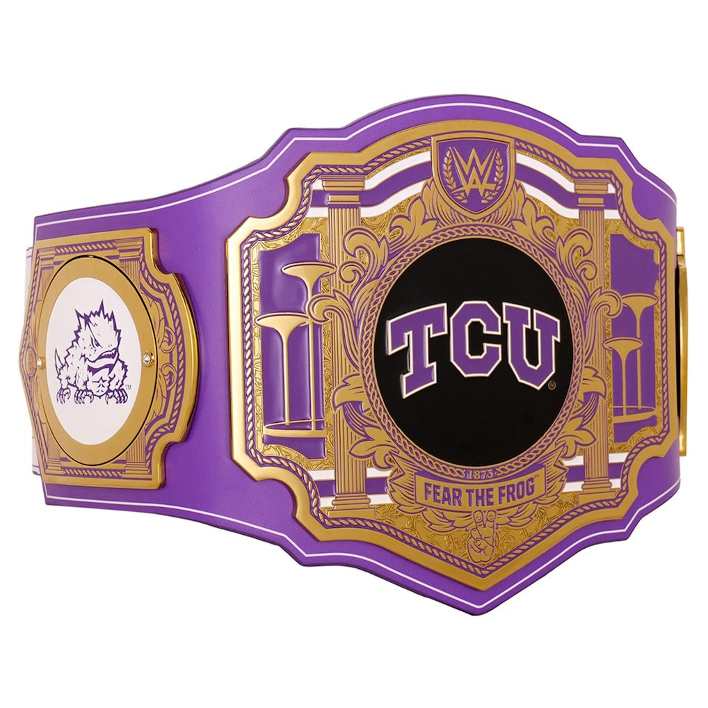 TCU Horned Frogs WWE Legacy Title Belt Champions Forge