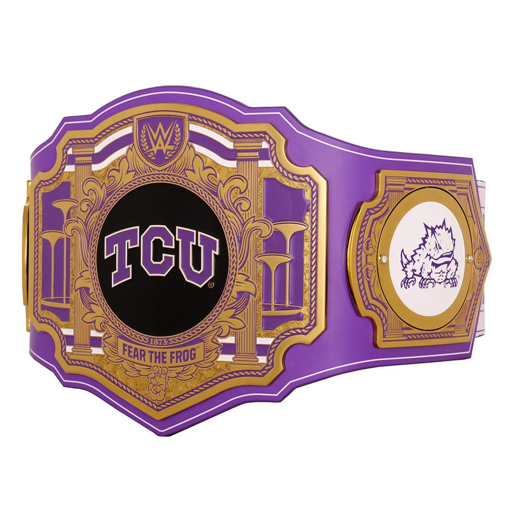 TCU Horned Frogs WWE Legacy Title Belt Champions Forge