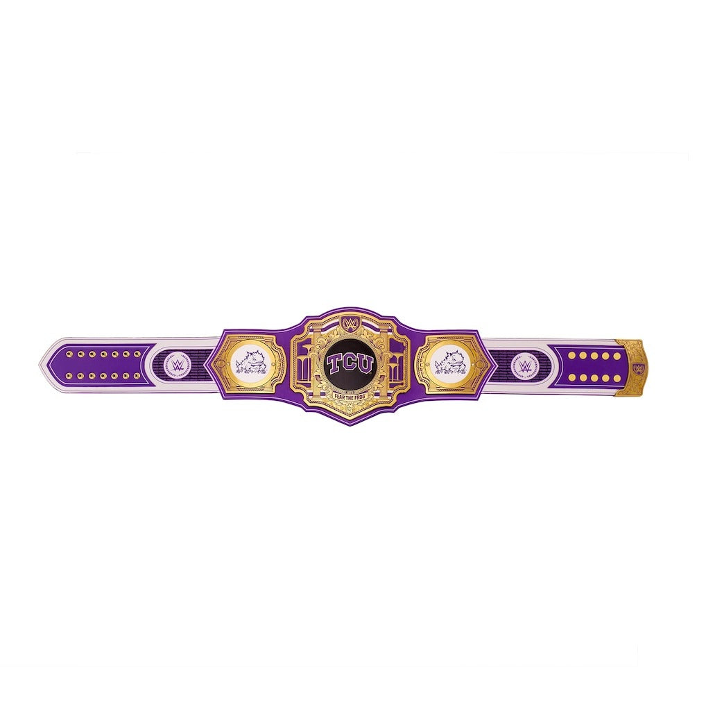 TCU Horned Frogs WWE Legacy Title Belt Champions Forge