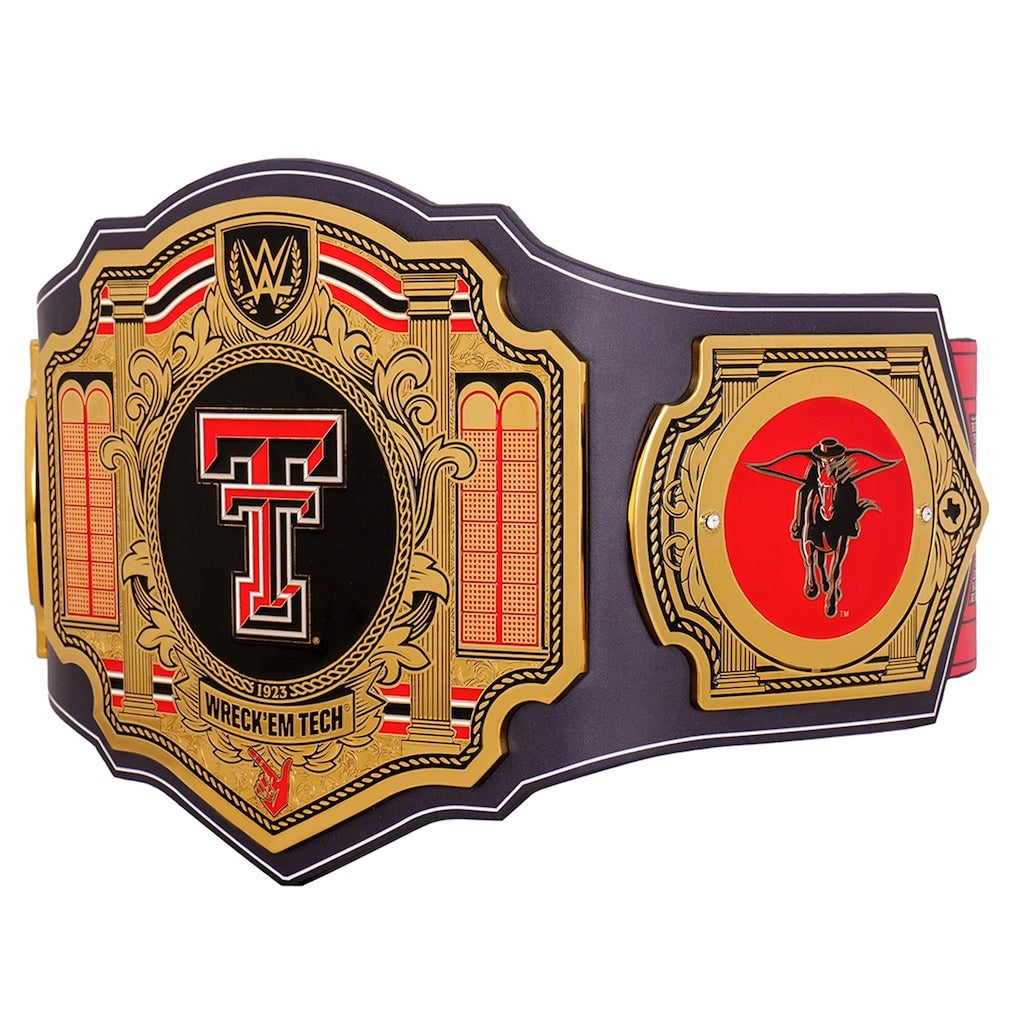 Texas Tech Red Raiders WWE Legacy Title Belt Champions Forge