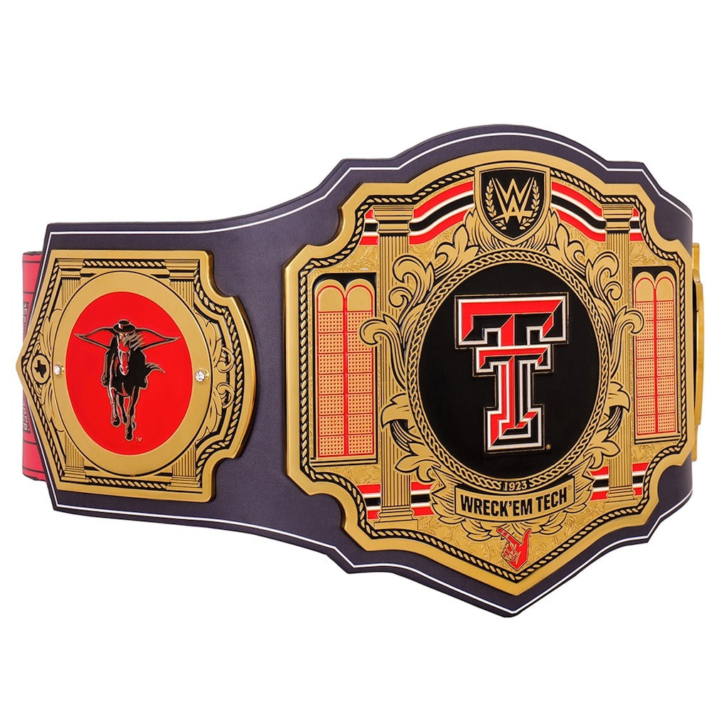 Texas Tech Red Raiders WWE Legacy Title Belt Champions Forge