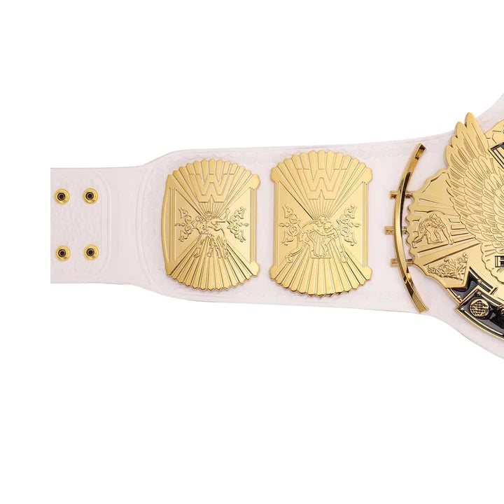 White WWE Winged Eagle Championship Replica Title Belt