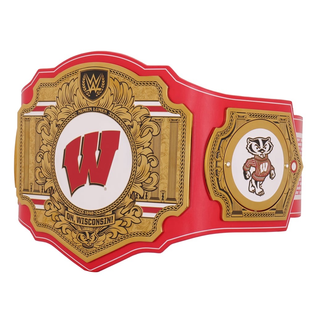Wisconsin Badgers WWE Legacy Title Belt Champions Forge